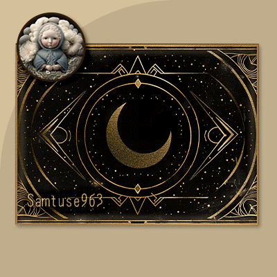 Celestial Rectangular Dance Rug #3 Samtuse963 logo