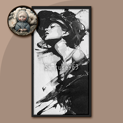 HQ Achromatic Fashion Long Painting #3 Sellable Extra D Samtuse963 logo
