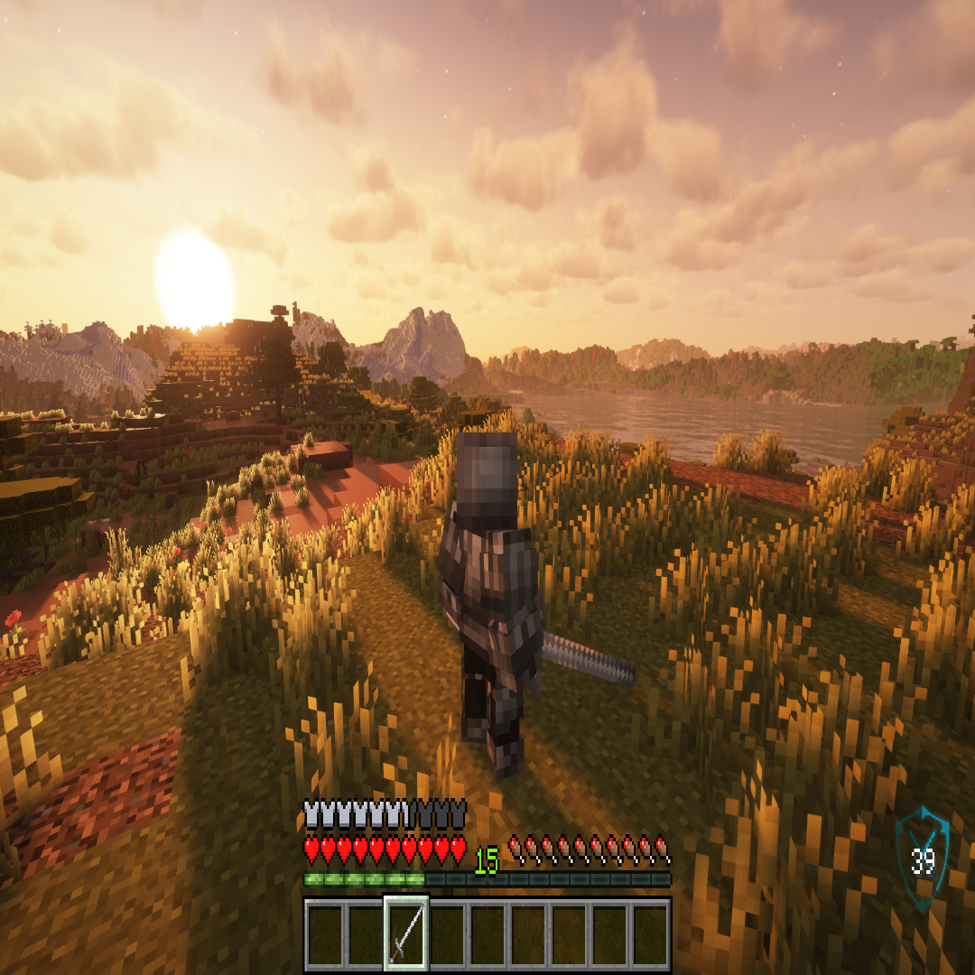 Realistic midevil survival logo