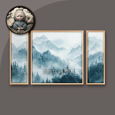 HQ Silent Morning Triptych #2 Sellable Extra E Samtuse963 logo