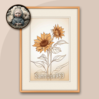 Minimalist Flower Line Painting #1 Sellable Extra A Samtuse963 logo