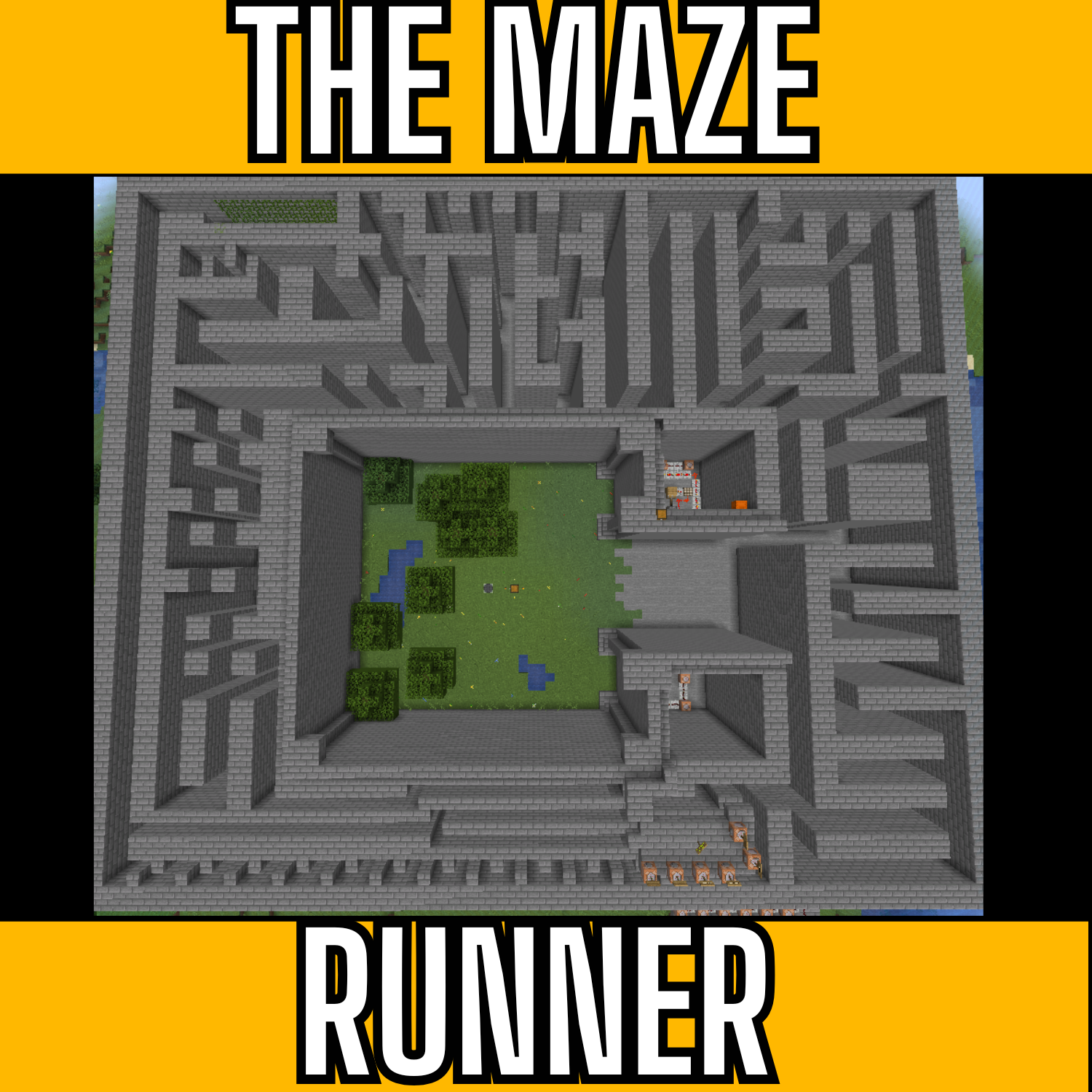 the maze runner MAZE! (1.19.4 - 1.21.11) logo