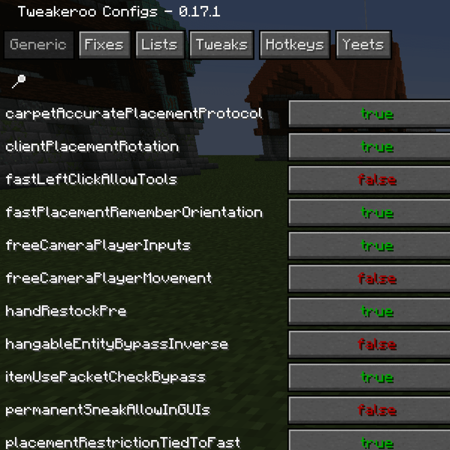 Clean Cut Mod Breaks Accurate/Flexible Block Placement - Tweakeroo ...