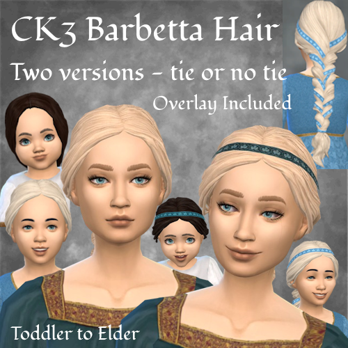 CK3 Barbetta Hair - Two Versions logo
