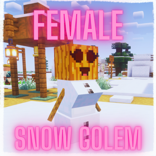 Female Snow Golem logo