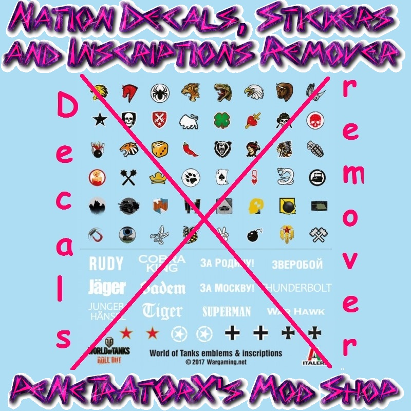 use decal remover to remove standard decals