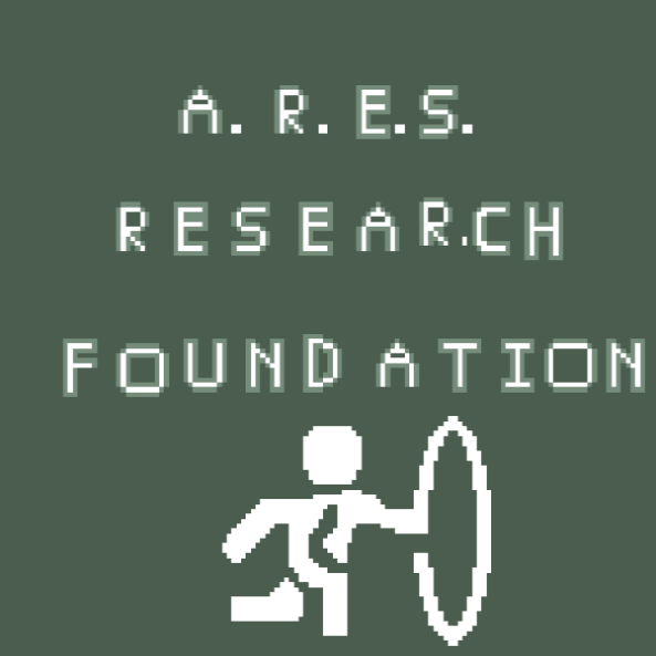 A.R.E.S (Alternate Reality Exploration and Science Research Foundation) logo
