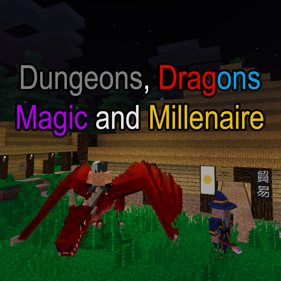 Dungeons, Dragons, Magic and Millenaire logo