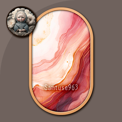 HQ Marble Oval Frame #3 Samtuse963 logo