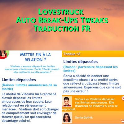 Mod Lovestruck Auto Break-Ups Tweaks - Trad FR logo