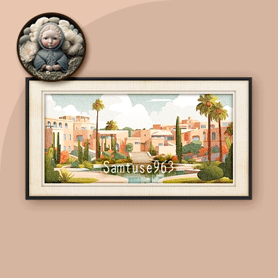 HQ Minimalist City Horizontal Painting #1 Samtuse963 logo