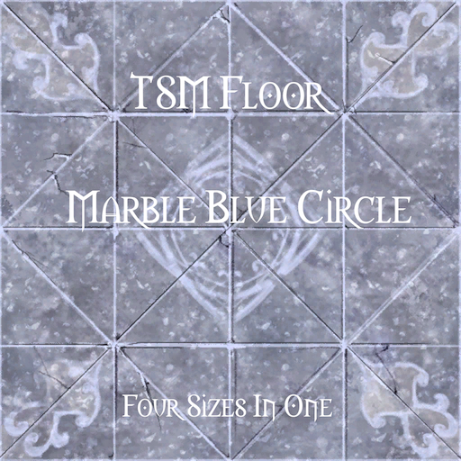 TSM Floor Marble Blue Circles logo