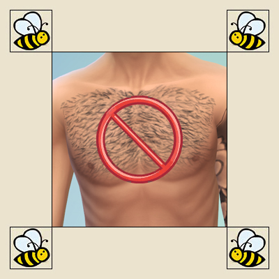 No Random Chest Hair logo