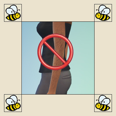 No Random Arm Hair logo