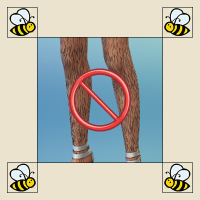 No Random Leg Hair logo