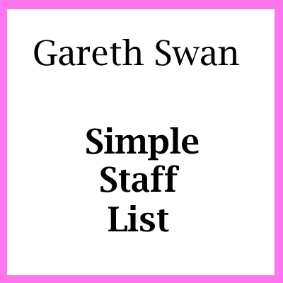 EasyStaffList