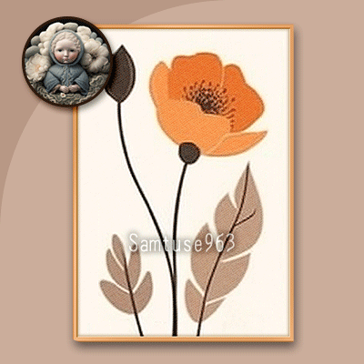 Abstract Flower Painting #7 Extra A Samtuse963 logo