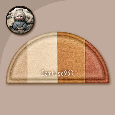 HQ Minimalist Half Circle Dance Rug #2 Samtuse963 logo