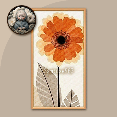 HQ Abstract Flower Long Painting #5 Sellable Extra D Samtuse963 logo