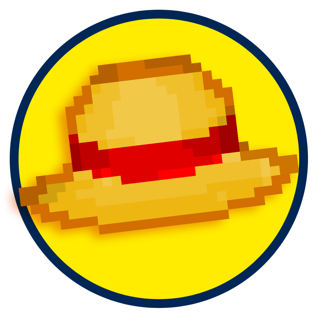Luffy's Straw Hat logo