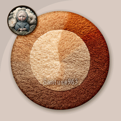 Abstract Round Dance Rug #4 Samtuse963 logo