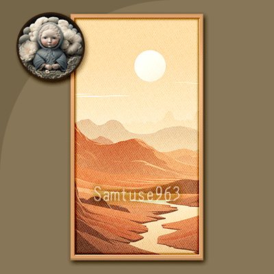 HQ Minimalist Landscape Long Painting #1 Sellable Extra D Samtuse963 logo