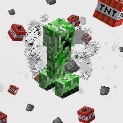Chokbok's creeper drops TNT !?!! logo