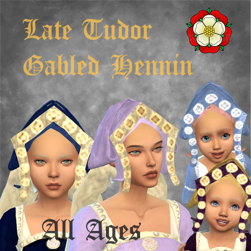 Late Tudor Headpiece: Gabled Hennin logo