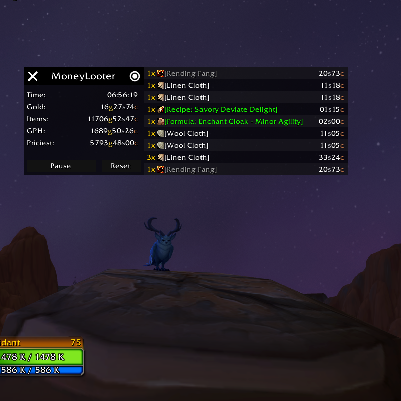 MoneyLooter – Loot and Gold Farm Tracker addon image logo