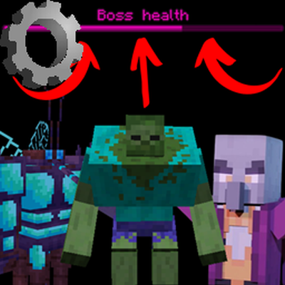Mini-boss Boss Bars [Configuration Datapack] logo
