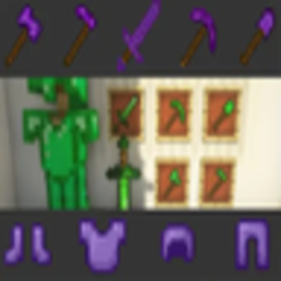 Amethyst and Emerald Equipment
