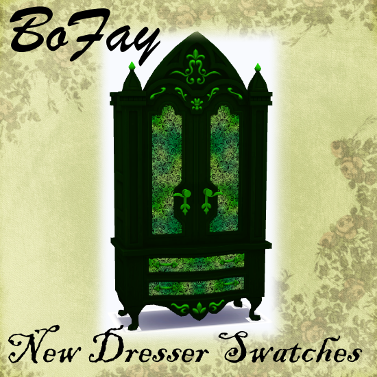More swatches for this dresser logo
