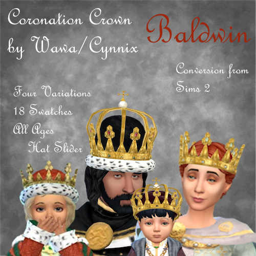 Wawa Coronation  Crown:  Baldwin logo