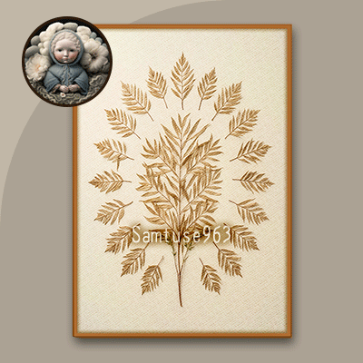 Pressed Flower Painting #1 Sellable Extra A Samtuse963 logo