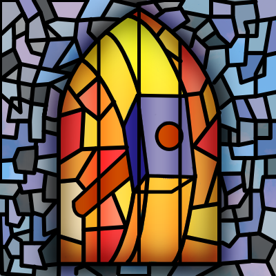 Divine Window - Paladin addition, stained glass UI frame, fully assignable  logo