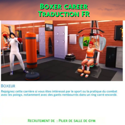 Mod Boxing Career par Kiara - Trad FR logo