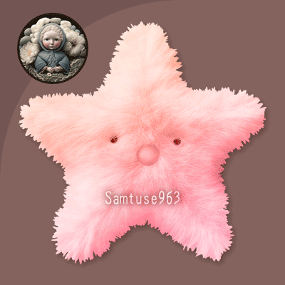 Pastel Fluffy Star Dance Rug #3 Samtuse963 logo
