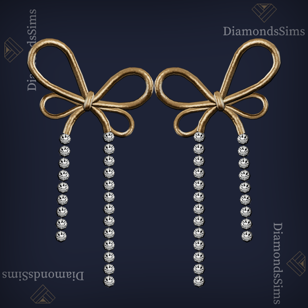 Swarowski earrings 45 by diamondssims logo