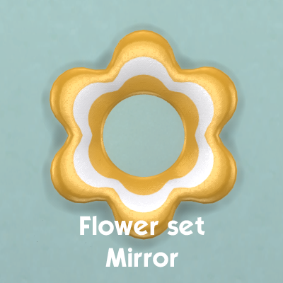 Flower set - Mirror logo