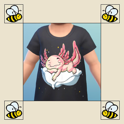 Toddler Axolotl Sleepshirt logo