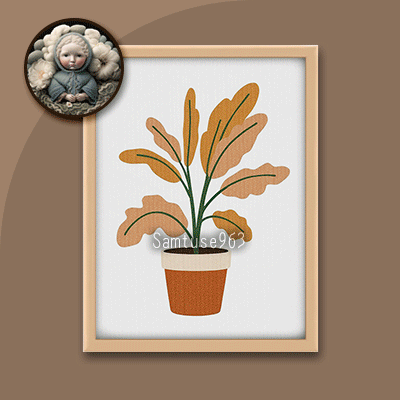 HQ Simple Plant Mini Painting One #1 Extra G Samtuse963 logo