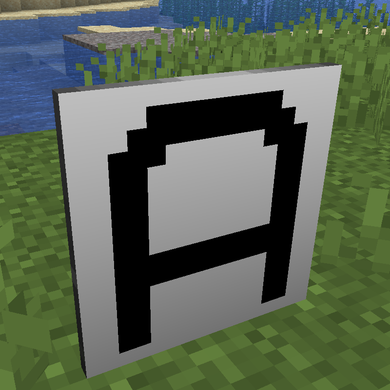 Large Iron Sign Mods Minecraft