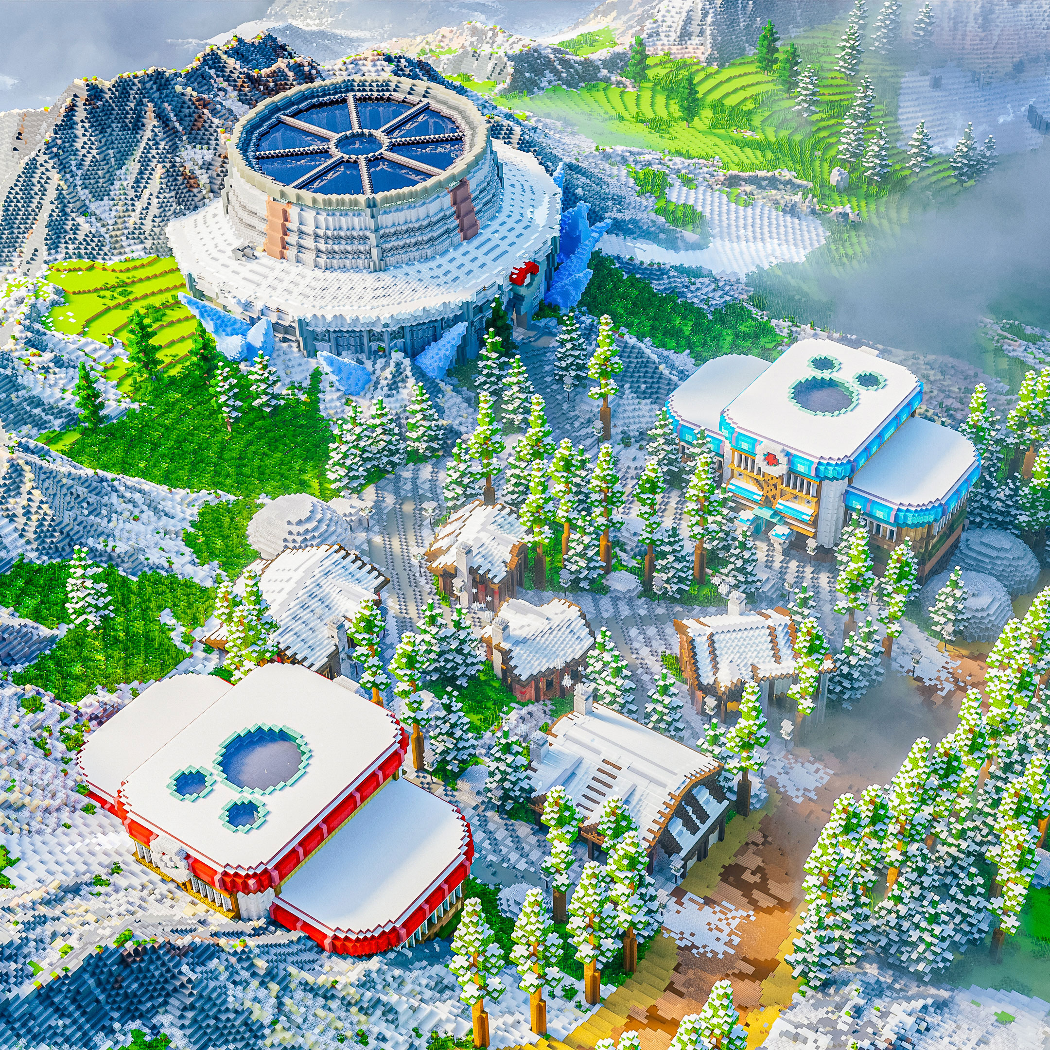 [FREEBIE!] DIVINOS - Single-Town Cobblemon & Pixelmon Map Freebie by Varuna logo