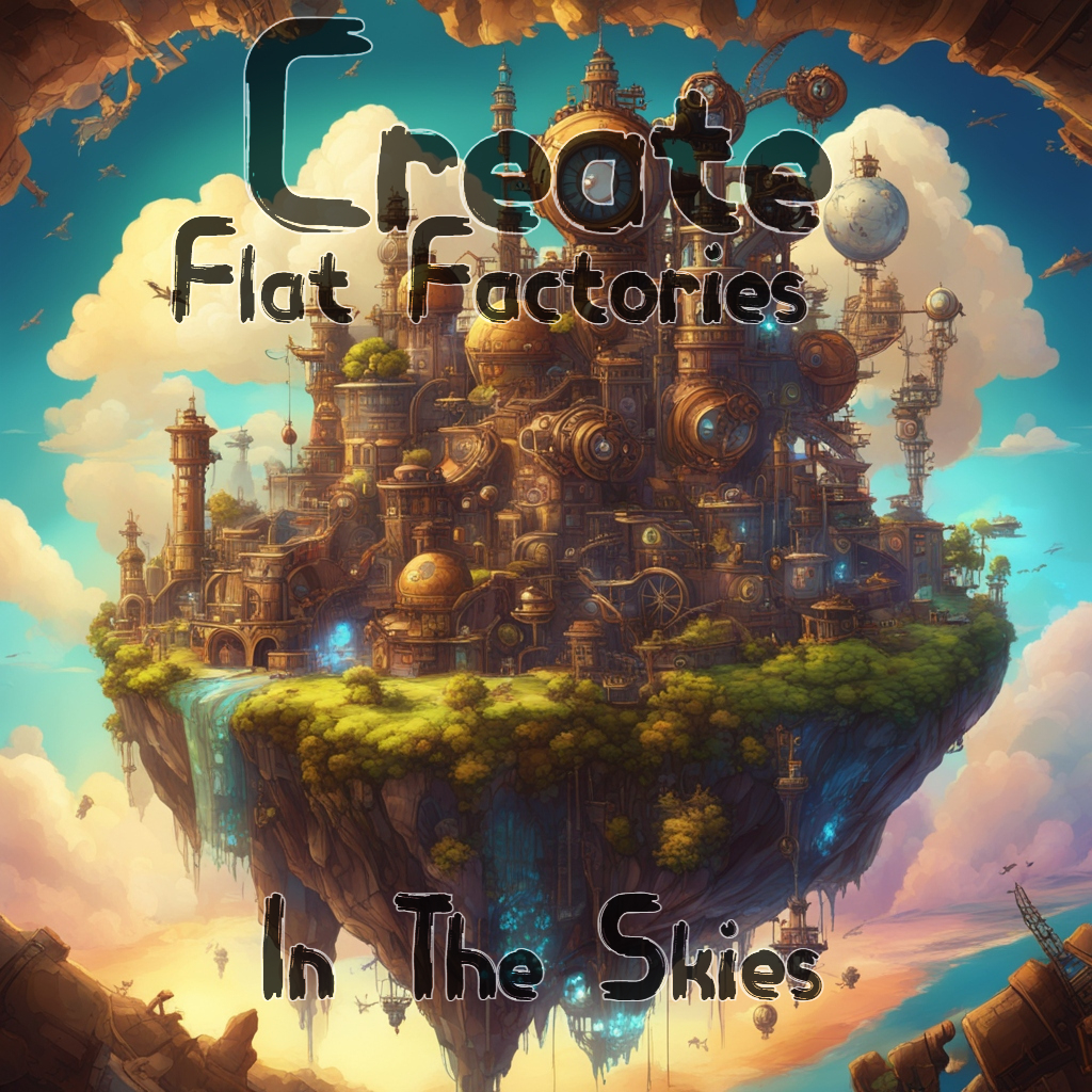 Create: Flat Factories In The Skies logo
