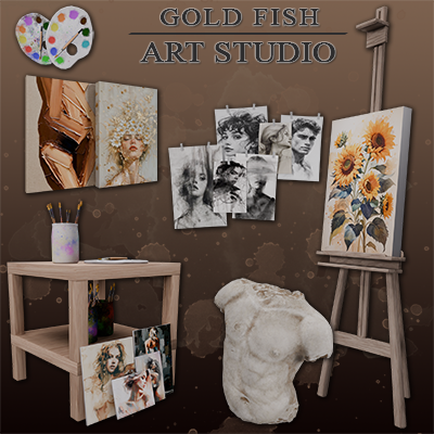 GoldFish Art Studio logo