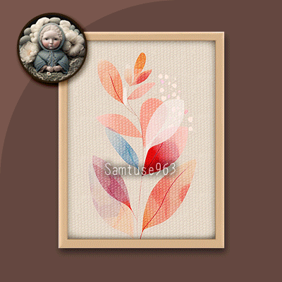 HQ Watercolor Flower Mini Painting One #1 Extra G Samtuse963 logo