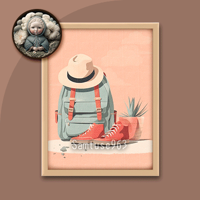 HQ Minimalist Vacation Mini Painting One #1 Extra G Samtuse963 logo
