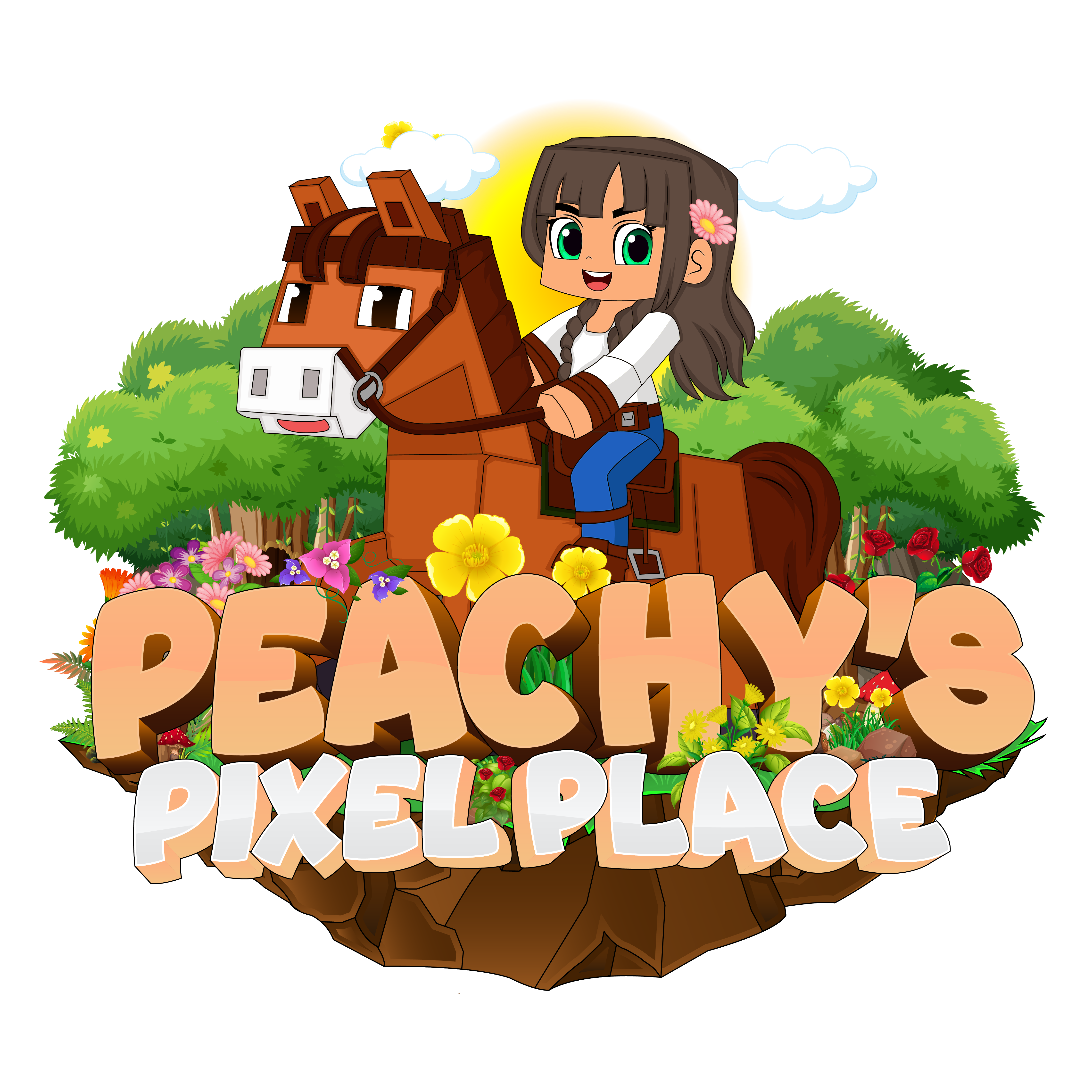 Peachys Pixel Place Equestrian Adventure and Farming