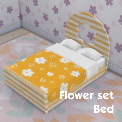 Flower set - Bed logo