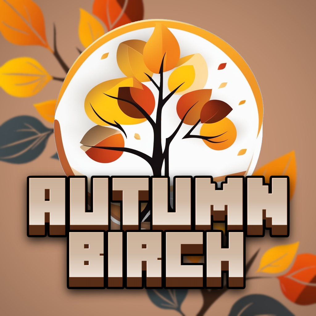 Autumn Birch  + Bushy  logo